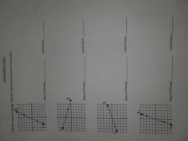 What are the Rates of Change and the initial values to these? If you don't have the-example-1