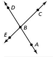 Classify each pair of angles listed below as adjacent or vertical.-example-1