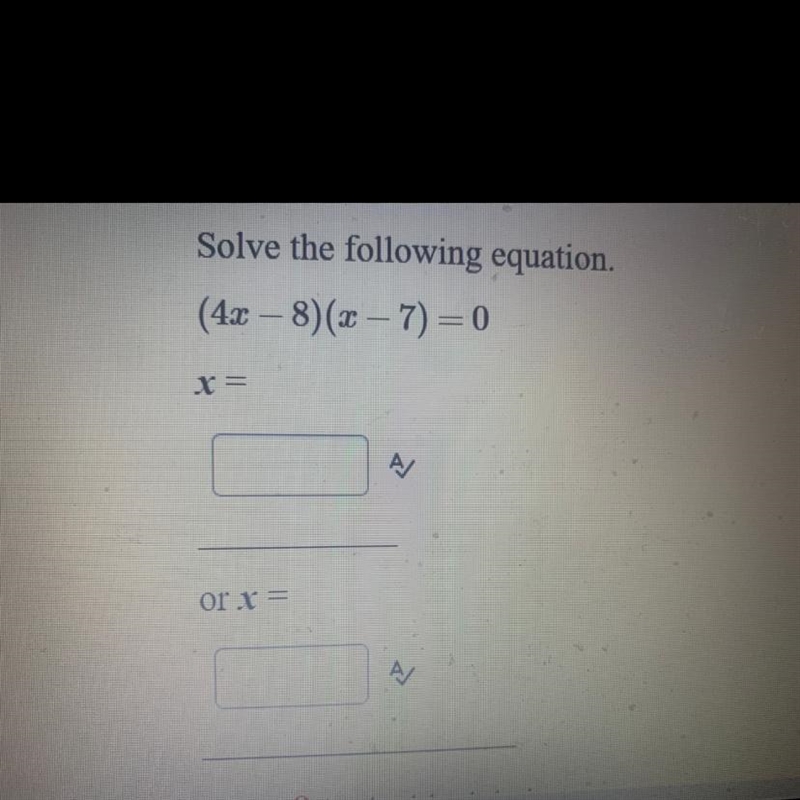 Solve the equation X= Or x=-example-1