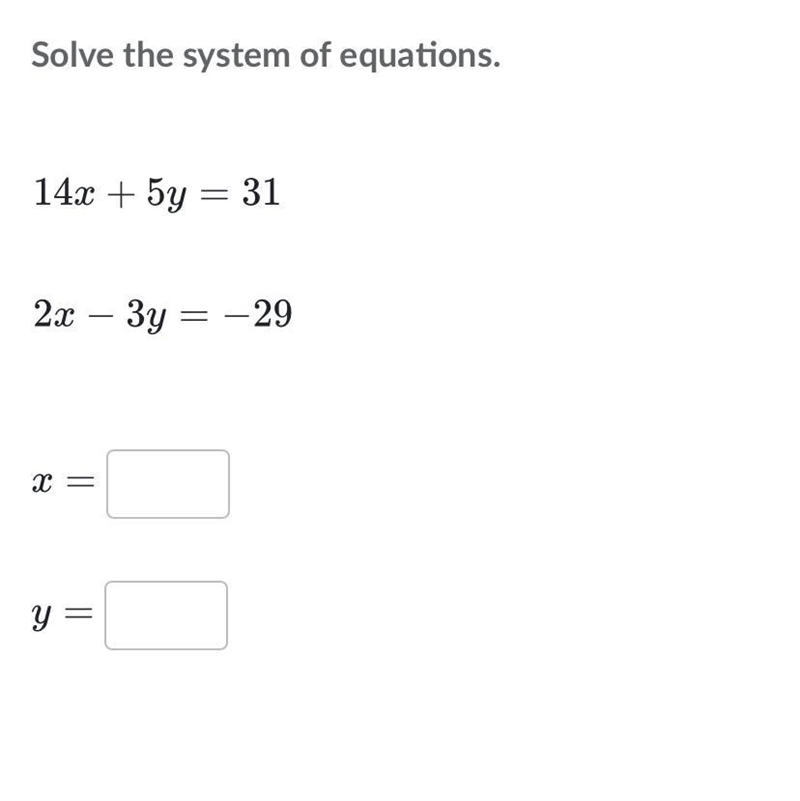 What is the x and the y-example-1