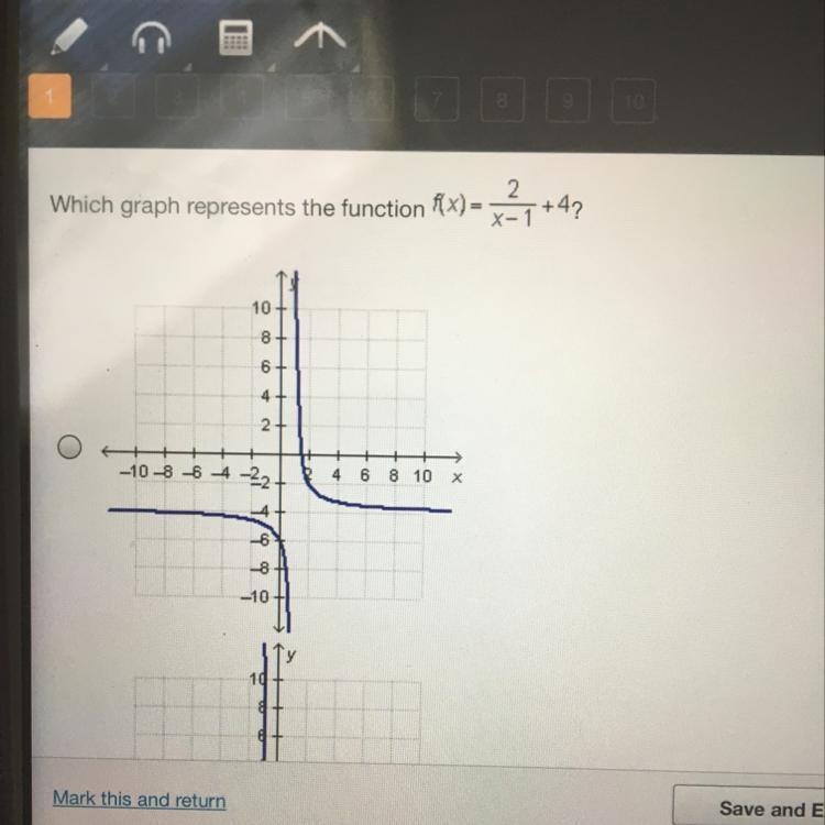 Graphing rational functions 1-example-1