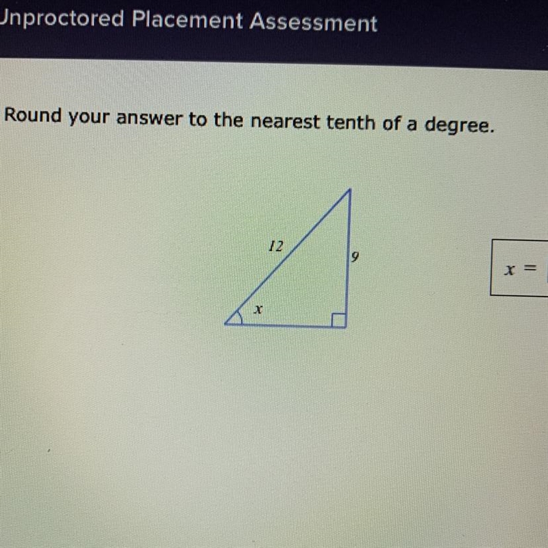 Find X. Round your answer to the nearest tenth of a degree.-example-1