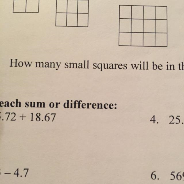 How many squares will be in the fifth figure-example-1