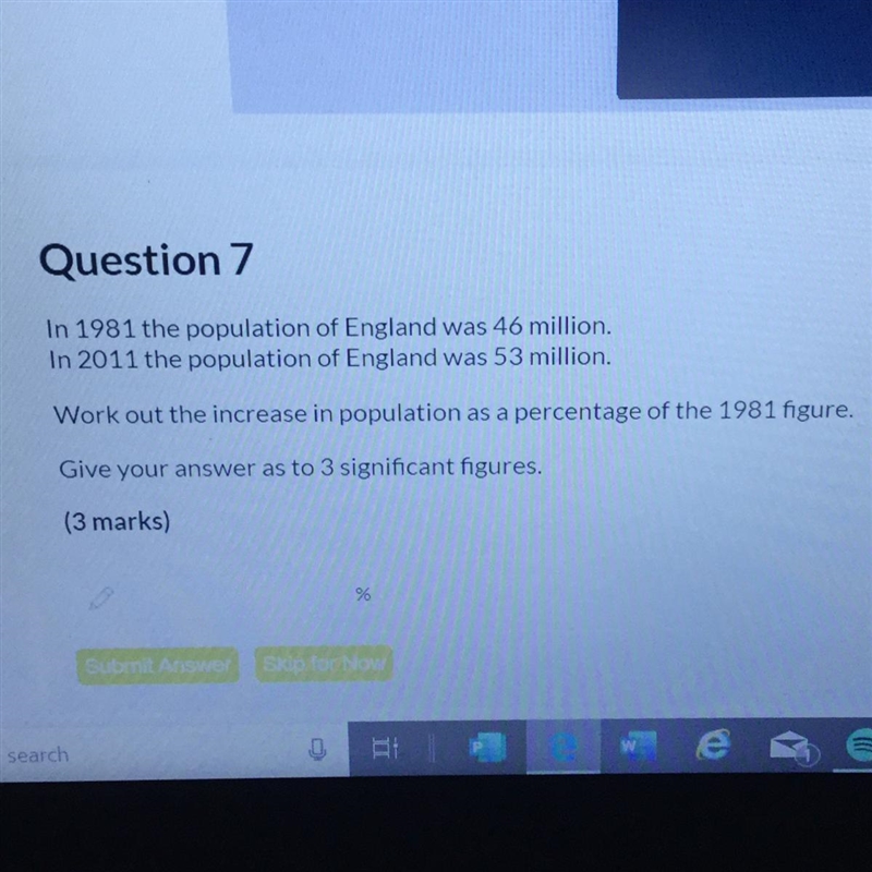 Percentage increase please use working out-example-1