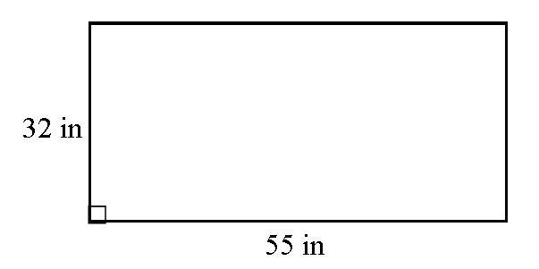 What is the area of the rectangle? a.)88in B.)170in C.)176in d.1760in-example-1