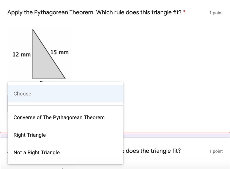 Apply the Pythagoren Theorem. Which rule does this triangle fit? -Converse of the-example-1