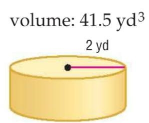 Please Need Help. Thank You :) Please find the Volume of these cylinders:-example-1