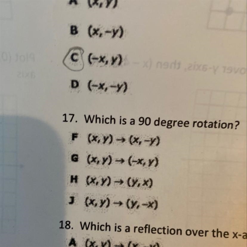 Which is a90 degree rotation-example-1