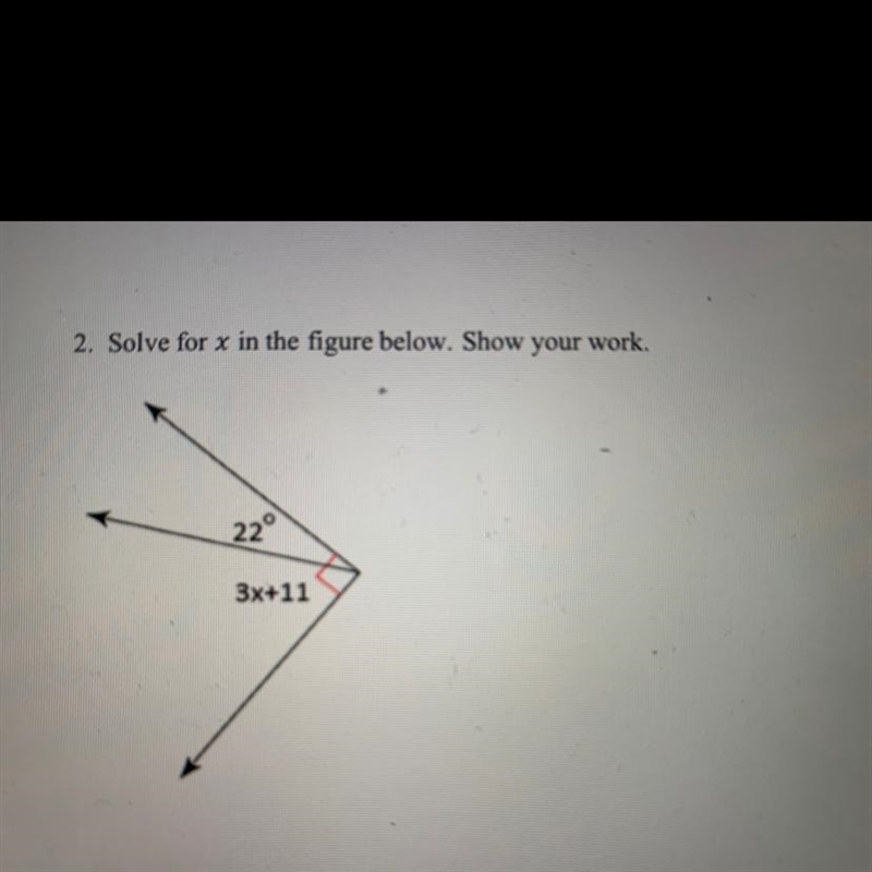 Solve for X Show work! Help!-example-1