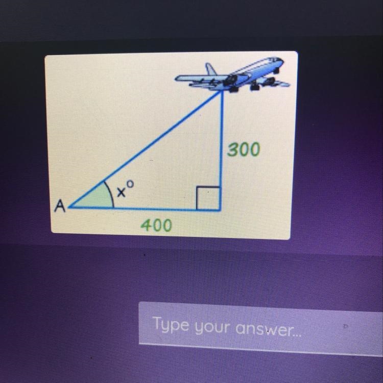 Mr. Schrock is flying an airplane 300 feet above the ground. You were laying on the-example-1