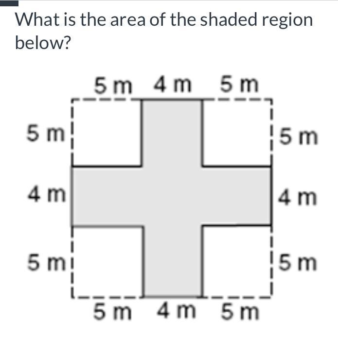 What is the area of the shaded region below?-example-1