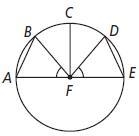 If angle upper A upper F upper B approximately equals angle upper D upper F upper-example-1