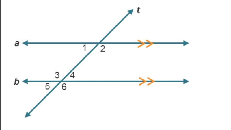 If m Angle 1 = 45°, which other angles have a measure of 45°? Check all that apply-example-1