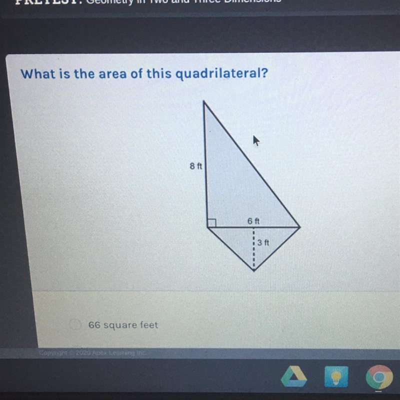 What is the area of this quadrilater-example-1