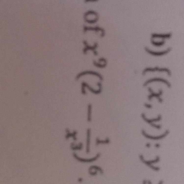 Find the term independent of x in the expansion of x^9(2-1/x^3)^6 (it's also pictured-example-1