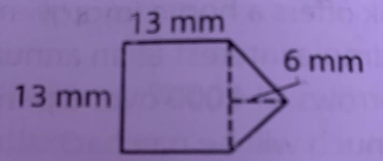 The dimensions of the figures are given in millimeters. What is the area of the two-example-1