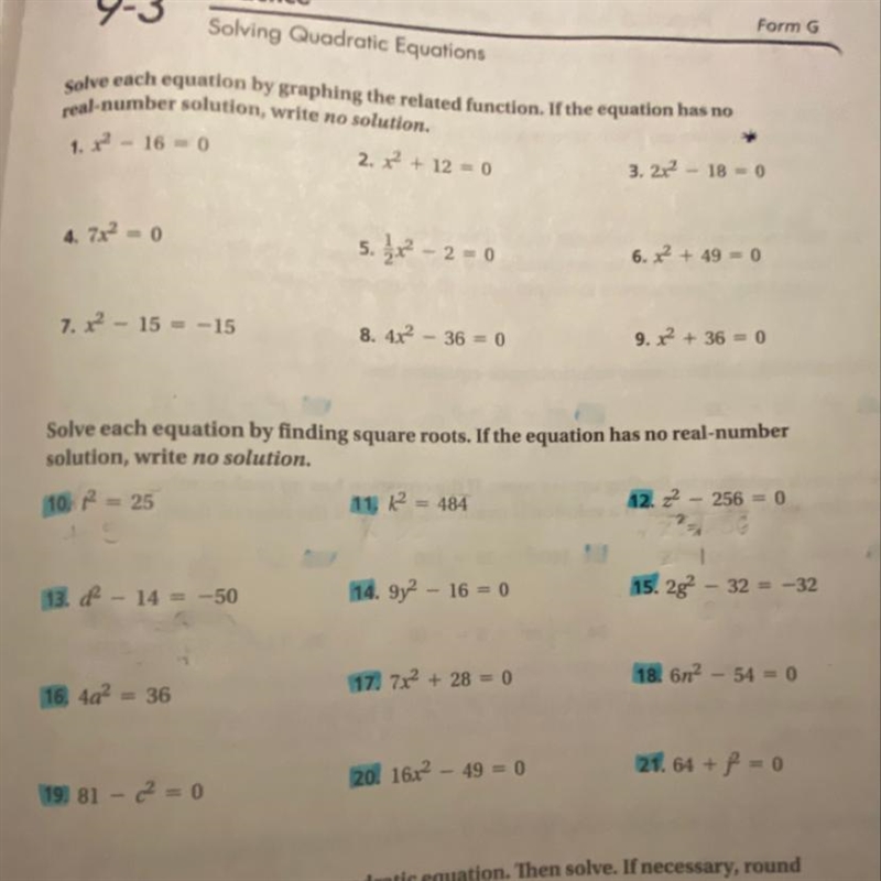 Highlighted Questions below please: if you could explain how to answer them or give-example-1