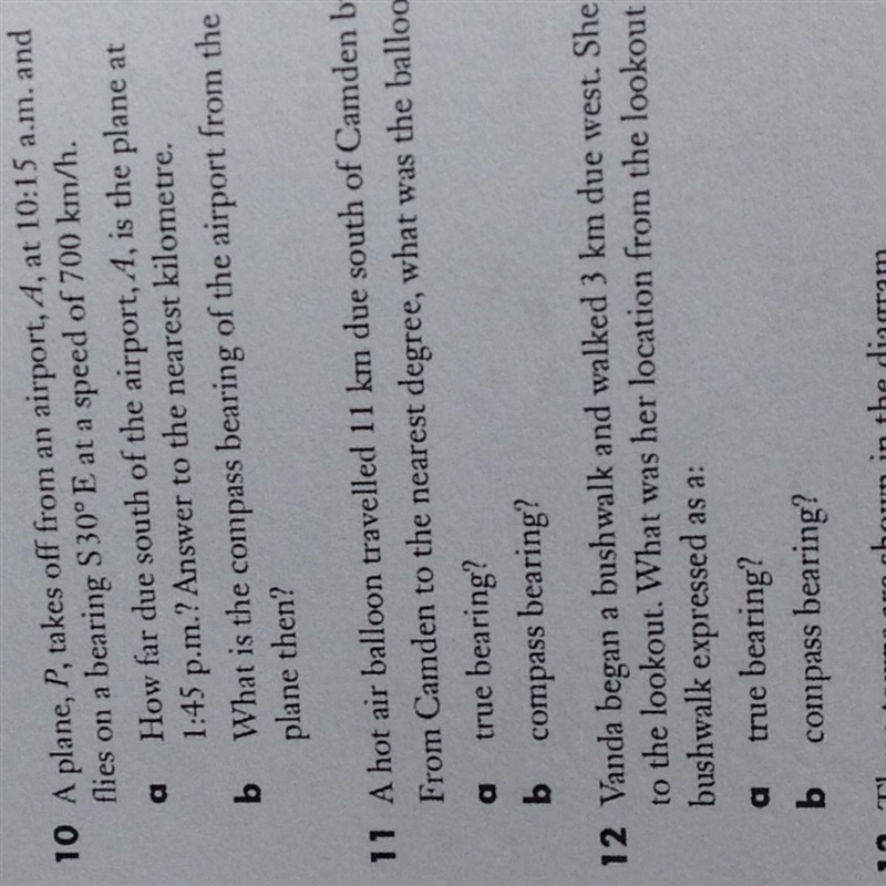 If you're good at trigonometry please help me with 10 a and b and show full working-example-1