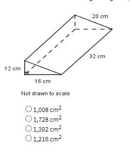 What is the surface area of the given figure-example-1