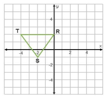 If the triangle shown in the diagram is translated 3 units right and 4 units down-example-1