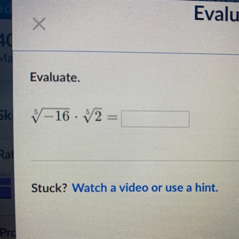 Evaluate radical expressions challenge-example-1