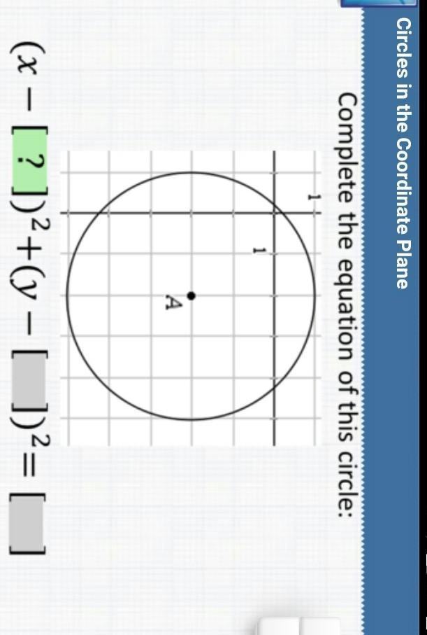 Circle in the coordinate plane??​-example-1