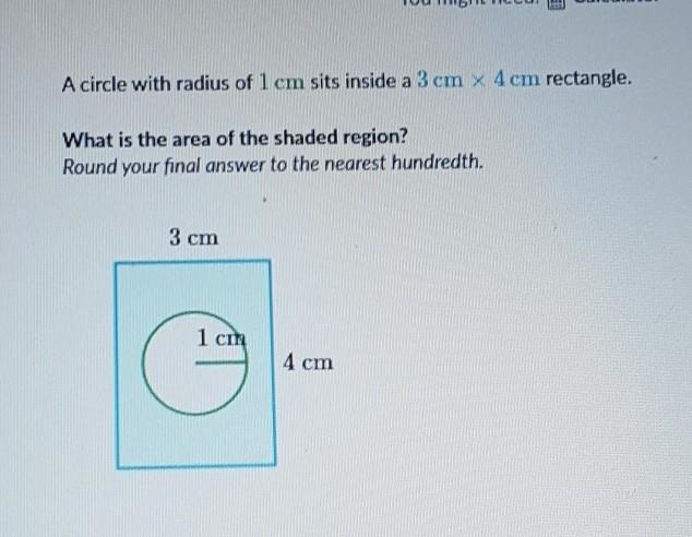 What is the area of the shaded region ​-example-1