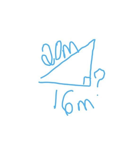 Find the unknown length in the right triangle. If necessary, approximate the length-example-1