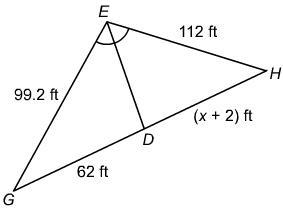 What is the value of x? Enter your answer in the box. x = NOTE: Image not drawn to-example-1