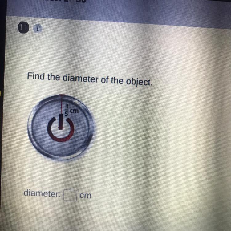 What’s the diameter of this object?-example-1