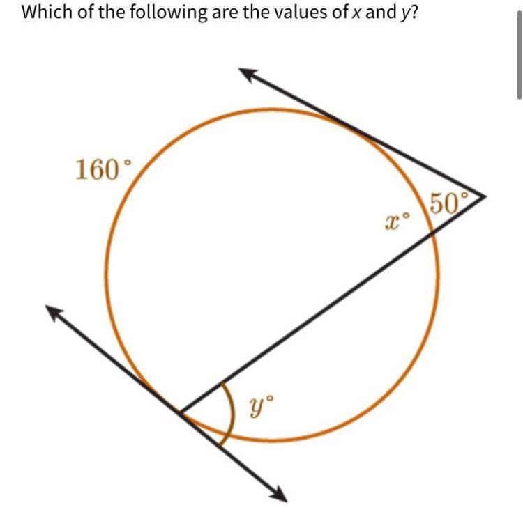 HELP ASAPP !!! A. x=60;y=140 B. x=60;y=70 C. x=105;y=95 D. x=105;y=47.5-example-1