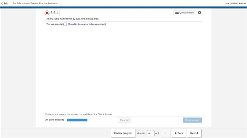 What is the sale price rounded to the nearest dollar?-example-1