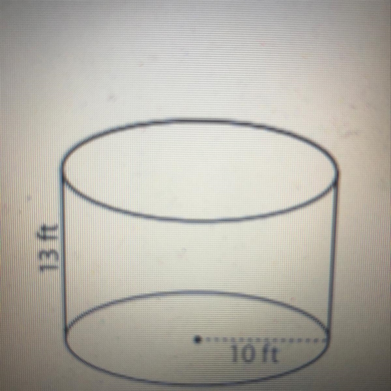 Help me find the surface area of this cylinder please!-example-1