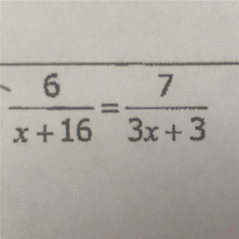 Solve each proportion using cross product property-example-1