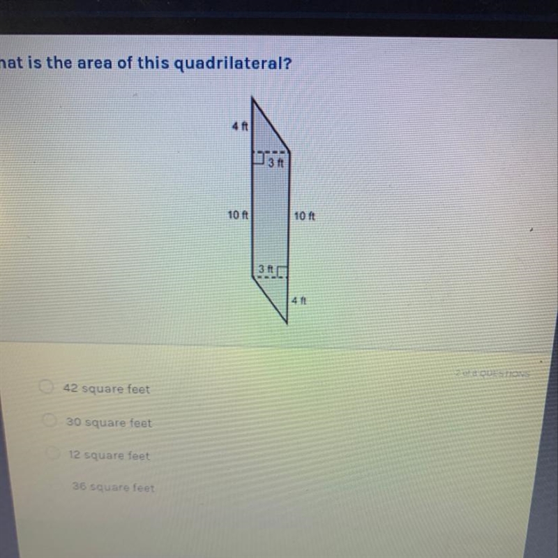 What is the area of this quadrilateral need help ASAP-example-1