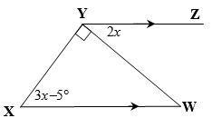 Find the value of x in each case. Give reasons to justify your solutions!-example-1