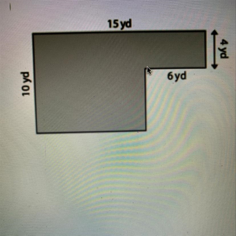 Find the area of the composite shape-example-1