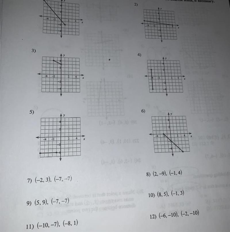 find the distance each pair of points round your answer to the nearest tenth can someone-example-1