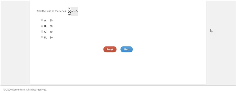 Find the sum of the series:-example-1