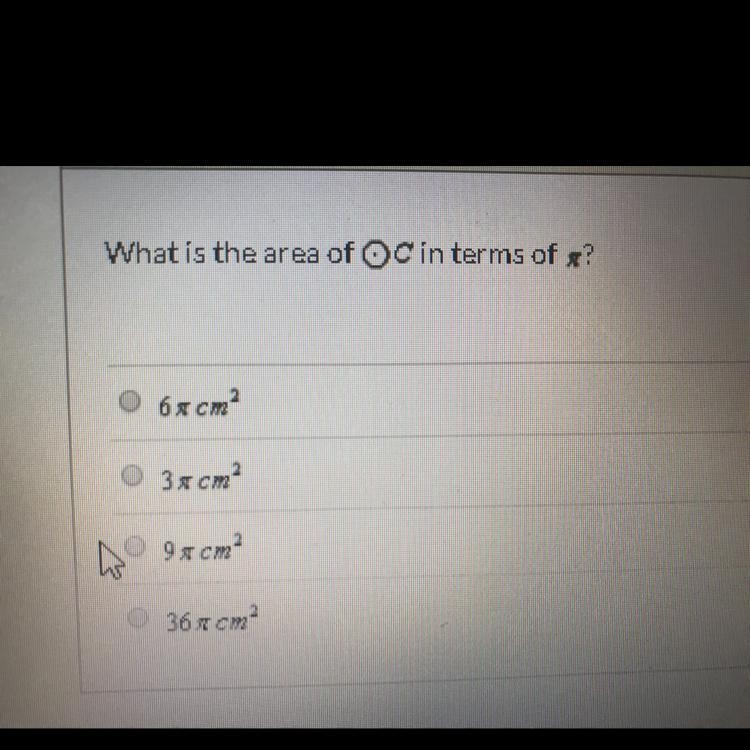 What is the area C in terms of-example-1