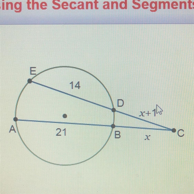 What is the value of x ? O x=2 O x=3 O x=4 O x=6 its x=3 on edgen-example-1