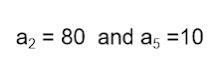 Given two terms in a geometric sequence, find the common ratio. Please helpp-example-1