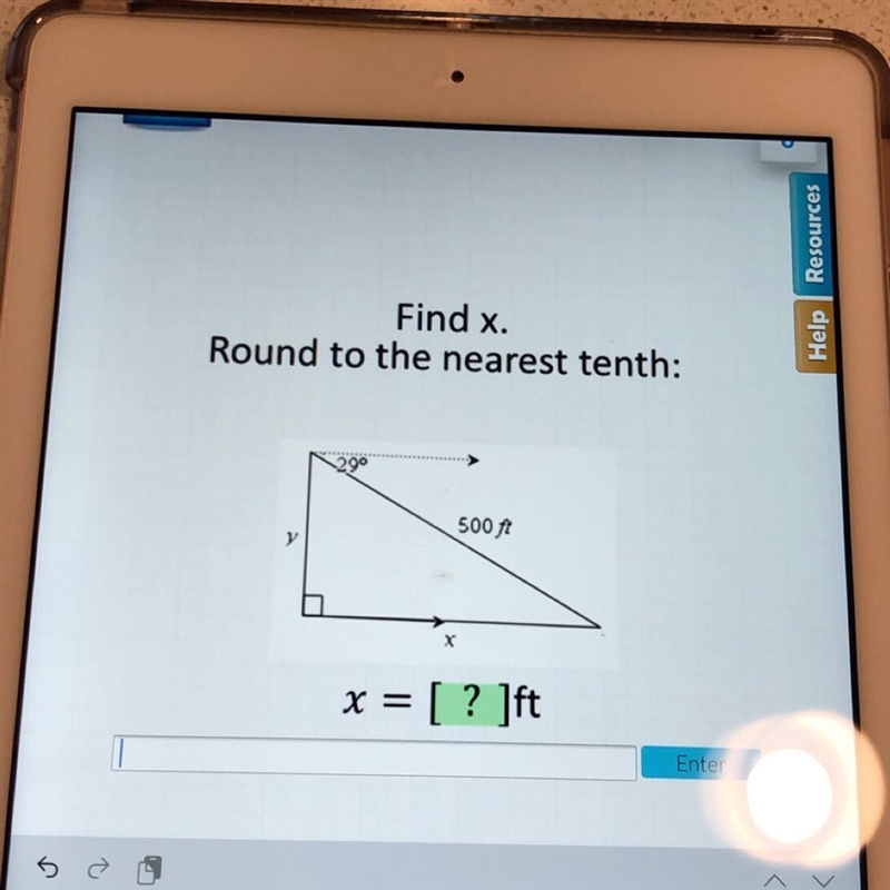 Help trigonometry (angles of evaluation and depression)-example-1