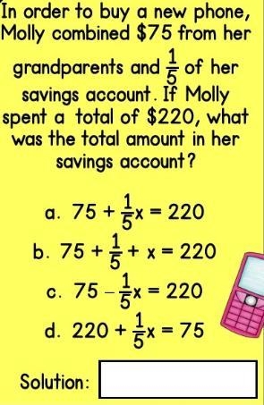 Multiple Choice Two Step Equation Word Problem-example-1