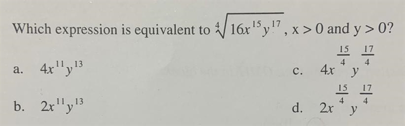 Which expression is equivalent to the one in the picture?-example-1