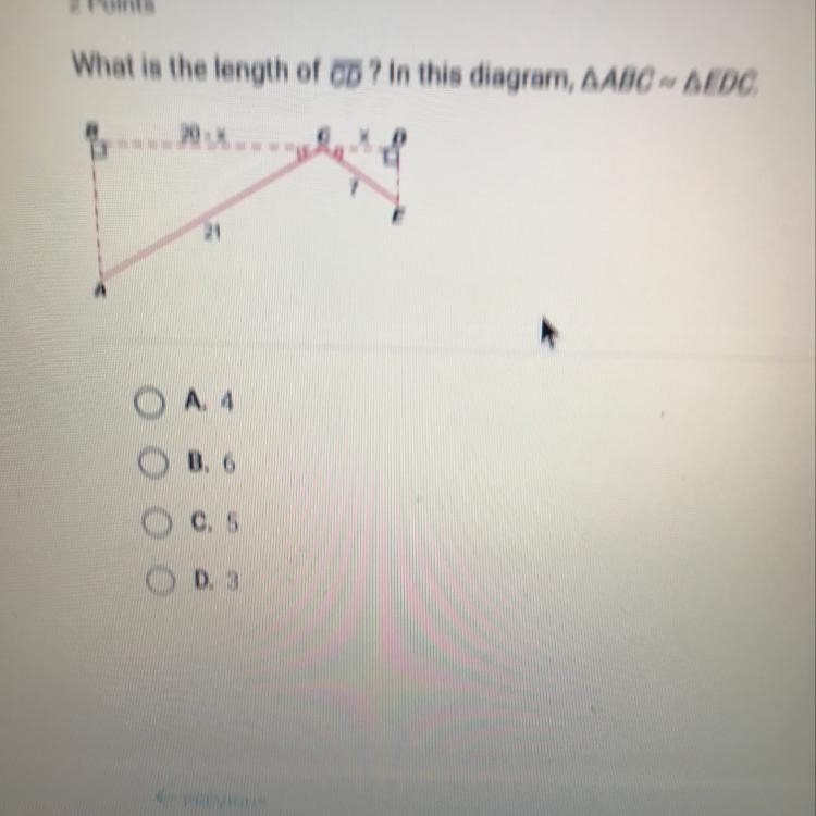 What is the length of cd in the diagram-example-1