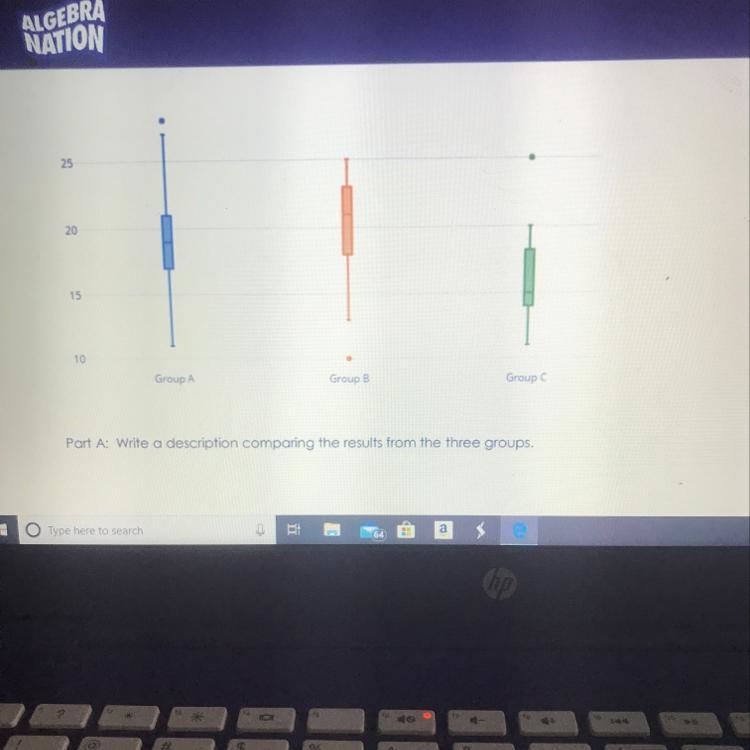 A survey of 3 different groups of students was conducted asking students how many-example-1