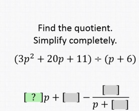 I need help understanding how to divide a polynomial, somethings just not clicking-example-1