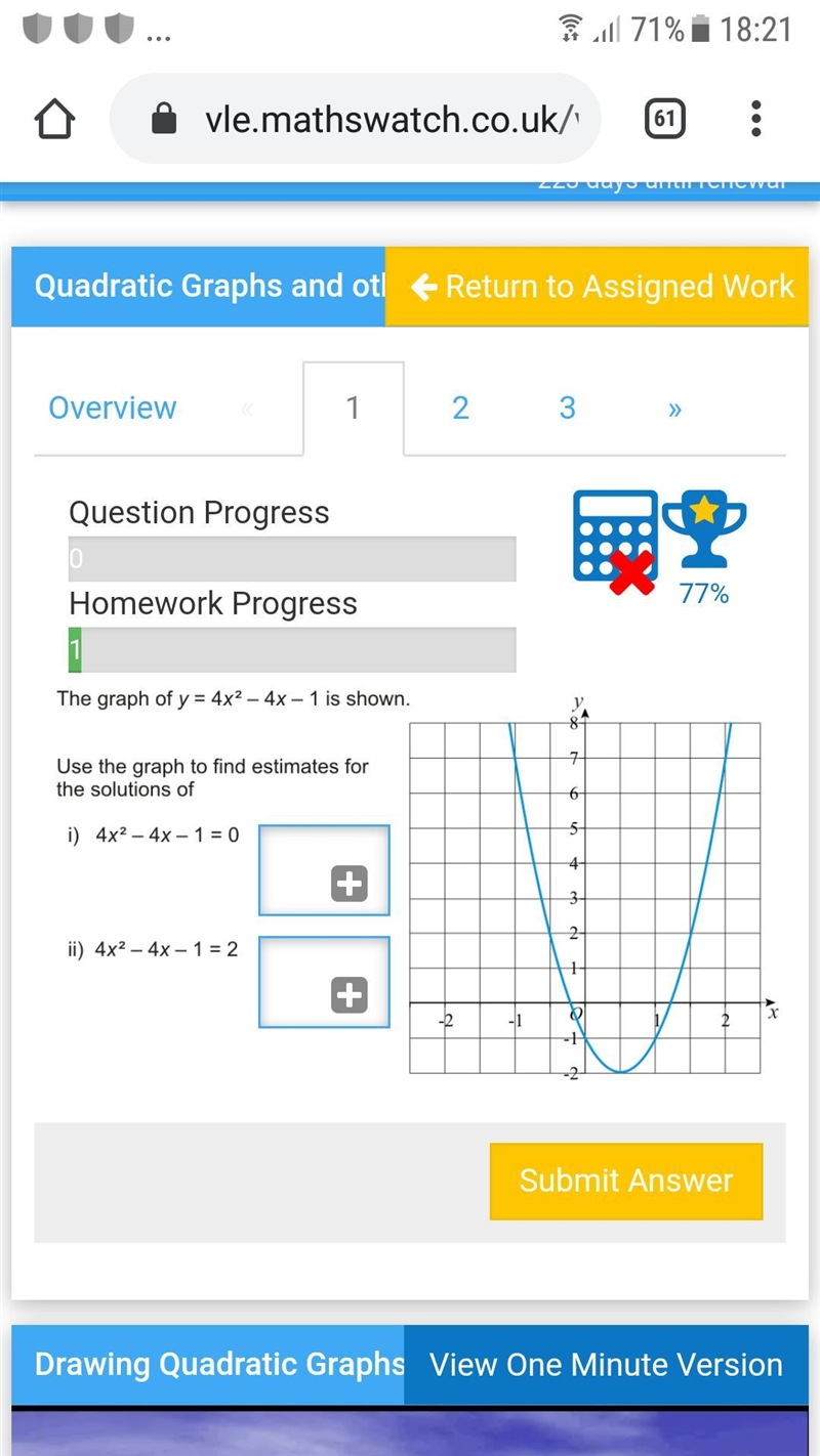 URGENT HELP ON QUADRATIC GRAPHS!! Im really struggling with my online hw i need it-example-2