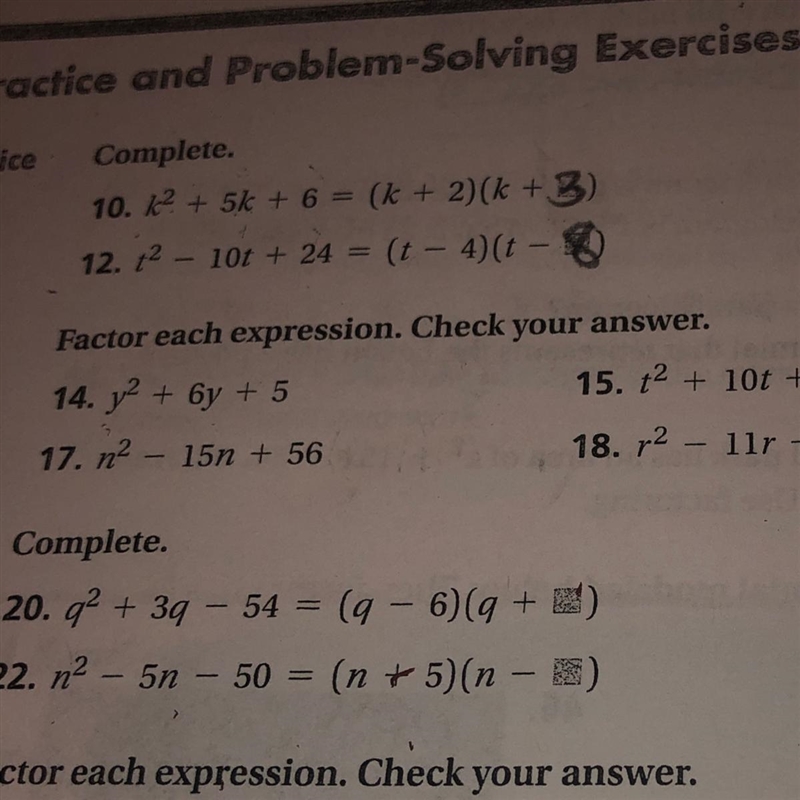 How do you do 14 and 15 or just explain an example please-example-1